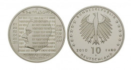 10 Euro AR
Germany 2010, Konrad Zuse (1910-1995)
10 g