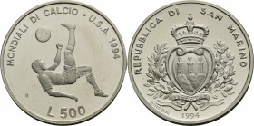 500 Lire AR
San Marino, World Cup 1994
11g