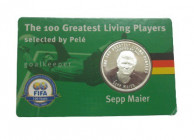 Silver 925/100
The 100 Greatest Living Players, Seep Maier
30 mm, 10 g