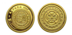20 Euro AV
Spain, 1/25 Oz, 100 Escudos (Centen, 1609, Segovia), Gold 999/1000
14 mm, 1,24 g
Schön 460