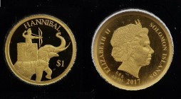 1 Dollars AV
Cook Island, Hanibal, Gold 585/1000
11 g, 0,5 g
