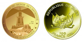 100 Francs AV
Niger, Lighthous of Faros, Gold 999/1000
11 mm, 0,5 g