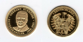 Medal AV
Gerard Schröder, Gold, Gold 999/1000
14 mm, 1 g