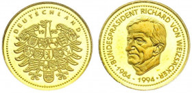 Medal AV
Richard von Weizsäcker, Gold 999/1000
14 mm, 1 g