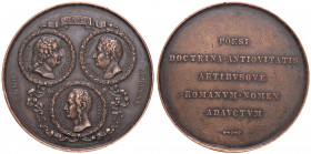 Medal
Italy, Rome 1848, Pietro Metastasio, Enrico Quirino Visconti Bartolomeo Pinelli
50 mm, 70 g