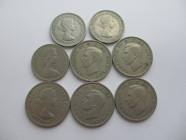 Lot of 8 British Coins, Cu-Ni
SOLD AS SEEN, NO RETURN