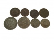 Lot of 8 Portuguese Coins, Republic, SOLD AS SEEN, NO RETURN
