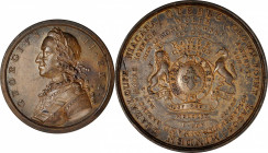 1759 British Victories in America Medal. Betts-418, Eimer-677. Bronze. About Uncirculated.

43 mm.

From our ANA Auction of August 2017, lot 3001.
