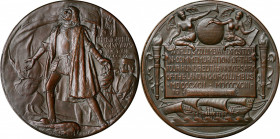 1892-1893 World's Columbian Exposition Award Medal. Electrotype Shells. By Augustus Saint-Gaudens and Charles E. Barber. cf. Eglit-90, Rulau-X3. Coppe...