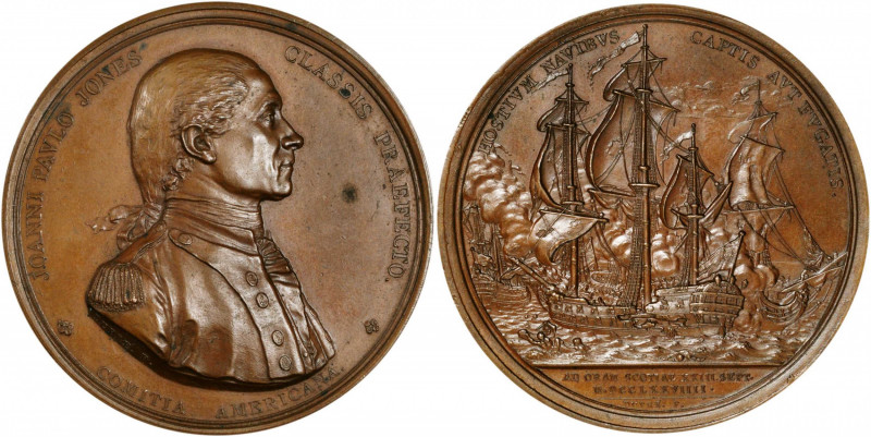 "1779" (1845-1860) Captain John Paul Jones / Bonhomme Richard vs. Serapis Naval ...