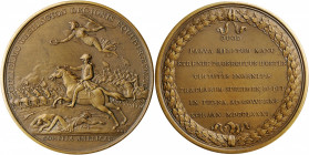 "1781" (1880-) Lieutenant Colonel William Washington, Battle of the Cowpens Medal. Paris Mint Restrike. By Pierre Simon DuVivier. Adams-Bentley 11, Be...