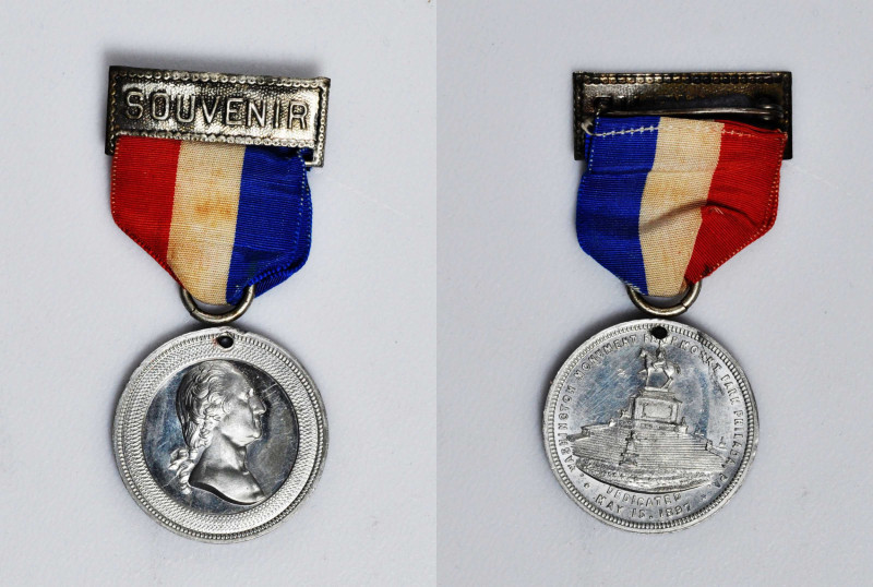 1897 Medallion for the Dedication of the Washington Monument in Fairmount Park, ...