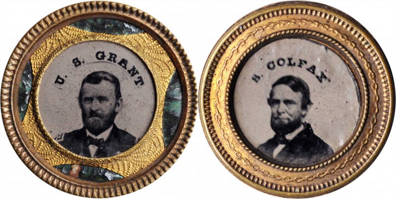 Undated (1868) Ulysses S. Grant Campaign Ferrotype. DeWitt-USG 1868-Unlisted. Gi...