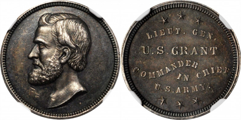 Undated (ca. 1866-1868) Ulysses S. Grant Presidential Medalet. By Anthony C. Paq...