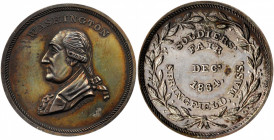 1864 Soldier's Fair Medal. By John Adams Bolen. Musante JAB-16, Musante GW-679, Baker-365A. Copper. About Uncirculated, Plated.

28 mm.

Ex Presid...