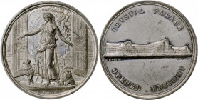 1854 Crystal Palace. Type III Dollar. HK-8. Rarity-6. White Metal. About Uncirculated.

41 mm.