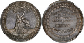 1876 U.S. Centennial Exposition. Official Medal. HK-20, Julian CM-10. Rarity-4. Silver. MS-62 (NGC).

38 mm.