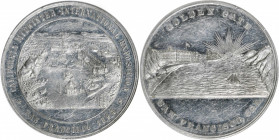 1894 California Midwinter Exposition. Exposition View - Golden Gate Dollar. HK-250. Rarity-5. Aluminum. MS-61 (NGC).

38 mm.