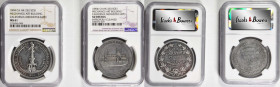 1894 California Midwinter Exposition. Lot of (2) Mechanics Art Building Dollars. Rarity-5. Aluminum. (NGC).

38 mm. Included are: HK-252, MS-61; and...