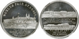 Undated (1904) Louisiana Purchase Exposition. Exhibition Palace Dollar--Palace of Varied Industries / Palace of Transportation and Palace of Art. HK-3...