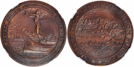 1915 Panama-Pacific International Exposition. State Fund Dollar--Montana. HK-409. Rarity-4. Bronze. MS-63 BN (NGC).

38 mm.

Ex Jeff Shevlin Colle...