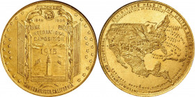 1915 Panama-Pacific International Exposition. U.S. Expositions Dollar. HK-422. Rarity-6. Gilt. MS-64 (NGC).

36 mm.

From the Q. David Bowers Coll...