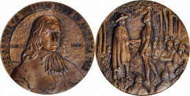 1932 William Penn, 250th Anniversary of Arrival in America Medal. HK-462. Rarity-3. Bronze. MS-64 (NGC).

38 mm.