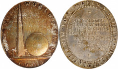 1939 New York World's Fair. World's Fair Dollar. HK-491. Rarity-3. Silver. MS-65 (NGC).

35 mm x 30 mm, oval.