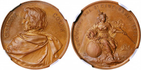 1892 World's Columbian Exposition Christov. Colon Medallion. Eglit-224, Rulau-B52K. Copper. MS-66 BN (NGC).

27 mm.

From the Tim Gabriele Collect...