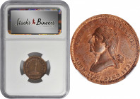 "1799" (ca. 1855) Washington Monument at Baltimore Medal. By Robert Lovett, Jr. Musante GW-195, Baker-323A. Copper. MS-64 RB (NGC).

21 mm.

From ...