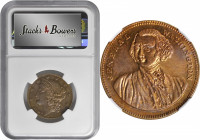 Undated (ca. 1860) Washington Gaming Token or Spiel Marke. Large Format. Short Bust - Liberty Head. Musante GW-402, Baker-595. Brass. MS-64 (NGC).

...