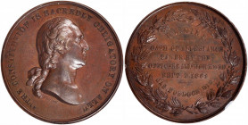 1861 U.S. Mint Oath of Allegiance Medal. By Anthony C. Paquet. Musante GW-476, Baker-279B, Julian CM-2. Bronze. MS-64 BN (NGC).

30 mm.

From the ...