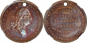 1878 Monmouth Centennial Medal. Musante GW-957, Baker-450. Copper. MS-63 BN (NGC).

35 mm. Pierced for suspension.

From the Tim Gabriele Collecti...