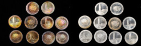 Lot of (2) Sets of 1970 United Nations 25th Anniversary Commemorative Medals. Franklin Mint. Sterling Silver. Prooflike Mint State.

266 grams total...