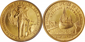 1916 Panama-California Exposition. Official Medal. HK-431. Rarity-6. Gilt. MS-65 (NGC).

34 mm.

From the Tim Gabriele Collection.