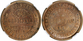 Kentucky--Jefferson County. 1850 S.T. Suit. Miller-KY 36. Copper. Plain Edge. MS-63 BN (NGC).

29 mm.

From the Tim Gabriele Collection.