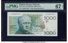 Belgium Banque Nationale de Belgique 5000 Francs ND (1982-92) Pick 145 PMG Superb Gem Unc 67 EPQ. 

HID09801242017

© 2020 Heritage Auctions | All Rig...