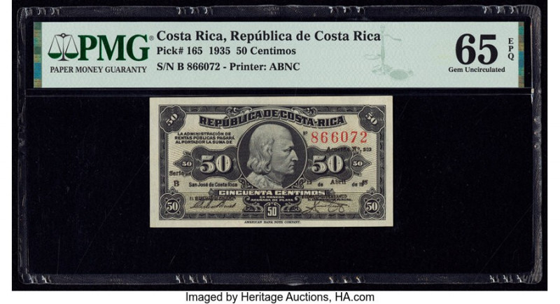 Costa Rica Banco Internacional de Costa Rica 50 Centimos 12.4.1935 Pick 165 PMG ...