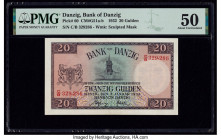 Danzig Bank of Danzig 20 Gulden 2.1.1932 Pick 60 PMG About Uncirculated 50. 

HID09801242017

© 2020 Heritage Auctions | All Rights Reserved