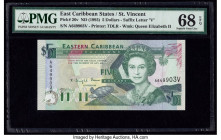 East Caribbean States Central Bank, St. Vincent 5 Dollars ND (1993) Pick 26v PMG Superb Gem Unc 68 EPQ. 

HID09801242017

© 2020 Heritage Auctions | A...
