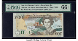 East Caribbean States Central Bank, Dominica 100 Dollars ND (1994) Pick 35d PMG Gem Uncirculated 66 EPQ. 

HID09801242017

© 2020 Heritage Auctions | ...