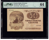 Estonia Bank of Estonia 50 Krooni 1929 Pick 65a PMG Choice Uncirculated 64. 

HID09801242017

© 2020 Heritage Auctions | All Rights Reserved