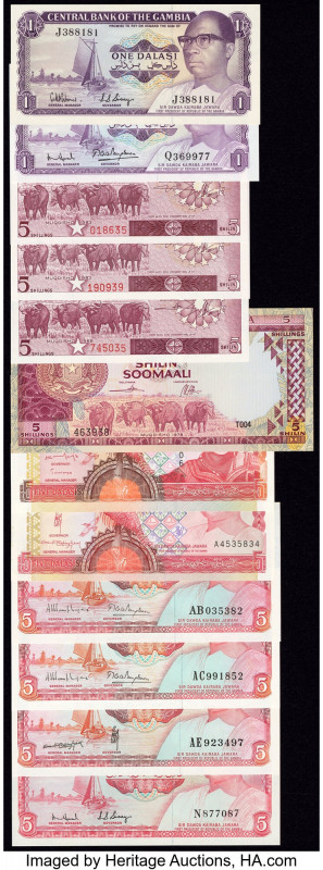 Gambia & Somalia Group Lot of 36 Examples Crisp Uncirculated. 

HID09801242017

...