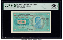 Katanga Banque Nationale du Katanga 20 Francs 21.11.1960 Pick 6a PMG Gem Uncirculated 66 EPQ. 

HID09801242017

© 2020 Heritage Auctions | All Rights ...