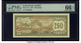 Netherlands Antilles Bank van de Nederlandse Antillen 250 Gulden 28.8.1967 Pick 13a PMG Gem Uncirculated 66 EPQ. 

HID09801242017

© 2020 Heritage Auc...