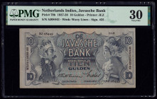 Netherlands Indies Javasche Bank 10 Gulden 11.1.1938 Pick 79b PMG Very Fine 30. 

HID09801242017

© 2020 Heritage Auctions | All Rights Reserved