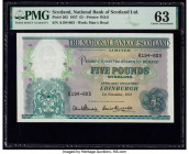Scotland National Bank of Scotland Limited 5 Pounds 1.11.1957 Pick 262 PMG Choice Uncirculated 63. 

HID09801242017

© 2020 Heritage Auctions | All Ri...