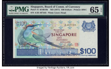 Singapore Board of Commissioners of Currency 100 Dollars ND (1977) Pick 14 TAN#B-6a PMG Gem Uncirculated 65 EPQ. 

HID09801242017

© 2020 Heritage Auc...