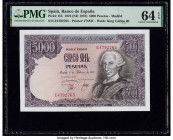 Spain Banco de Espana 5000 Pesetas 6.2.1976 (ND 1978) Pick 155 PMG Choice Uncirculated 64 EPQ. 

HID09801242017

© 2020 Heritage Auctions | All Rights...