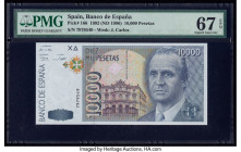 Spain Banco de Espana 10,000 Pesetas 1992 (ND 1996) Pick 166 PMG Superb Gem Unc 67 EPQ. 

HID09801242017

© 2020 Heritage Auctions | All Rights Reserv...
